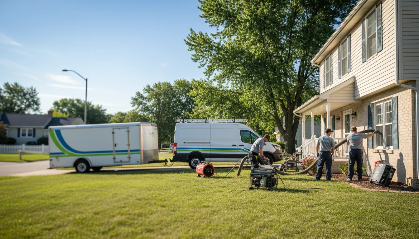 Flooded Basement Restoration And Cleanup With Repair in Tecumseh, NE near me